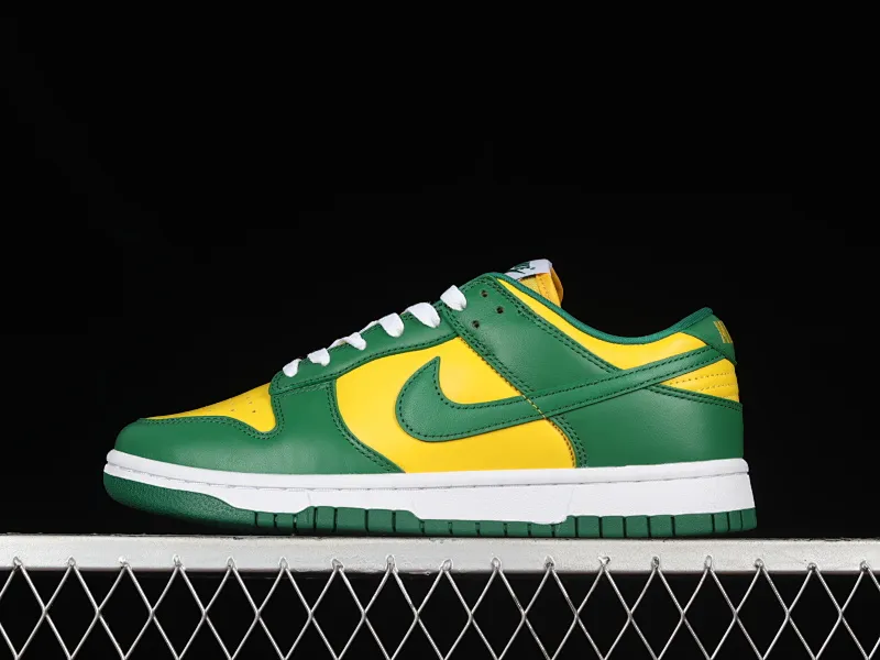 All categories Nk SB Dunk series Nk SB Dunk Low low-top sneakers J version Nk Dunk Low SP "Brazil" Brazilian style SB low-top sports and leisure sneakers CU1727-700